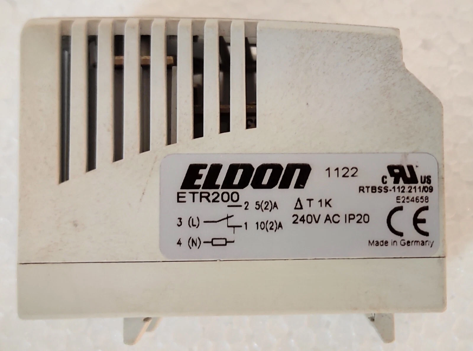 ELDON ETR200 THERMOTSTAT